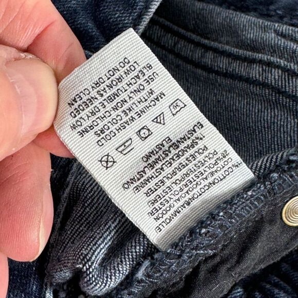 Free People Two Button High Rise Flare Jeans Sz 31 - Picture 10 of 10